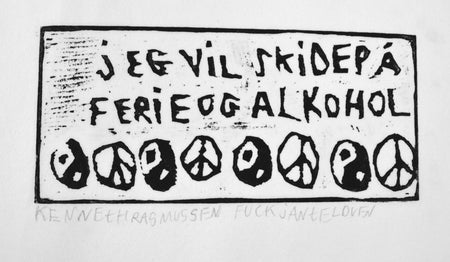 "Jeg vil skide på ferie og alkohol"