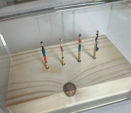 "Matchsticks in a box"